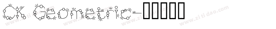 CK Geometric字体转换